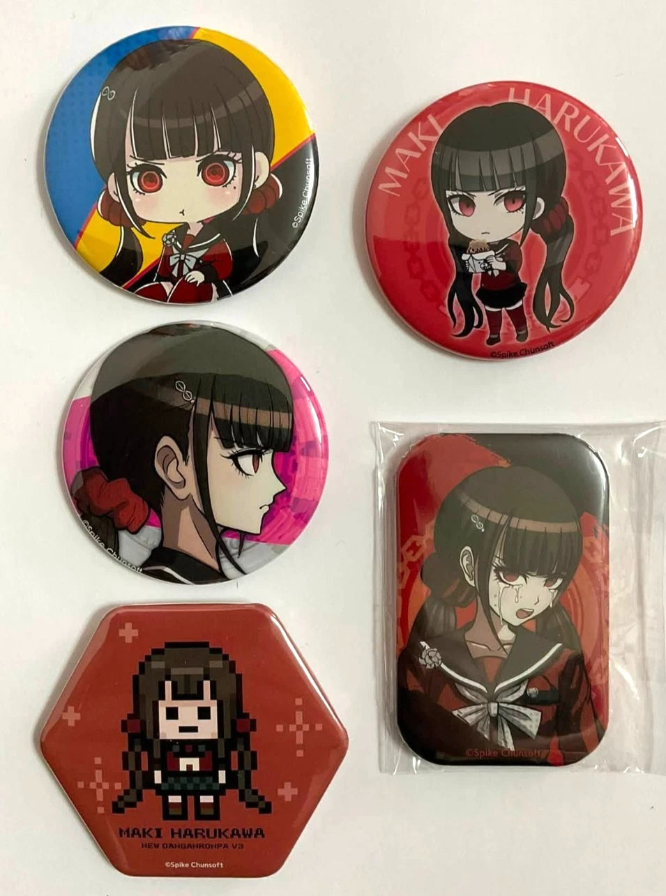 Danganronpa Can Badge Button Maki Harukawa xde