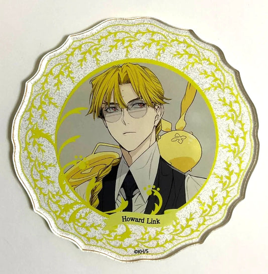 D.gray-man The Chara Cafe Acrylic Coaster Howard Link Jump SQ JP xde