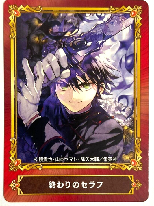 Seraph of the End Bonus Mini Card Yuichiro Hyakuya