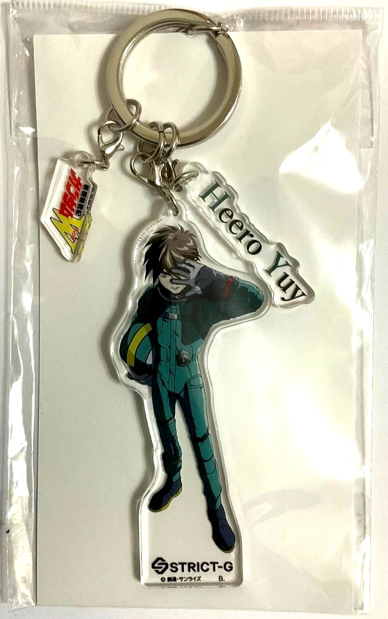 Mobile Suit Gundam W Endless Waltz x STRICT G Acrylic Keychain Strap Heero Yuy