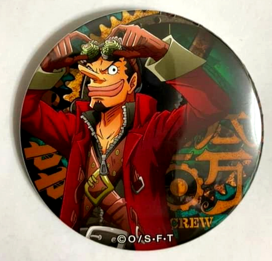 One Piece Yakara ENGINE Can Badge Button Usopp