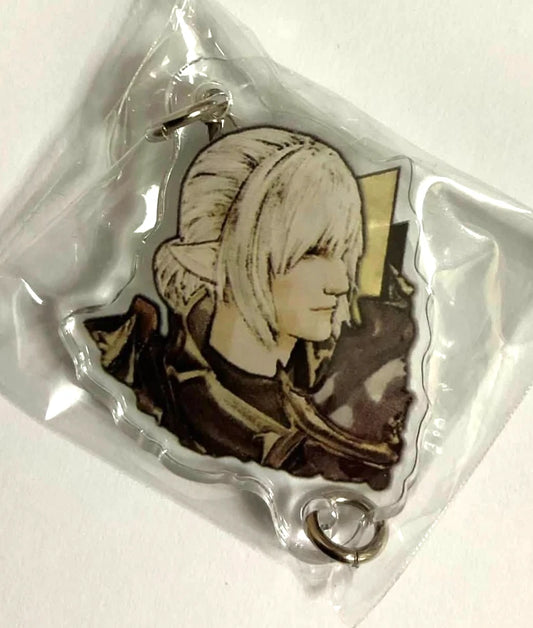 Final Fantasy XIV Summer Festival Mejirushi Mini Acrylic Keychain Strap Estinien