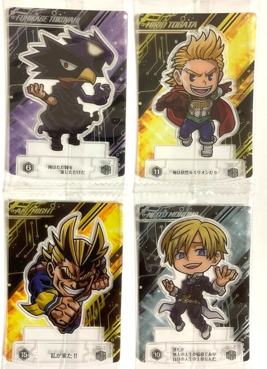 My Hero Academia x Chocolate Gouter Mini Stand Togata Monoma Tokoyami All Might