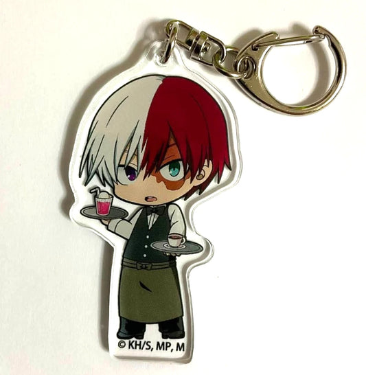 My Hero Academia x Animate Cafe Acrylic Keychain Strap Shoto Todoroki xde