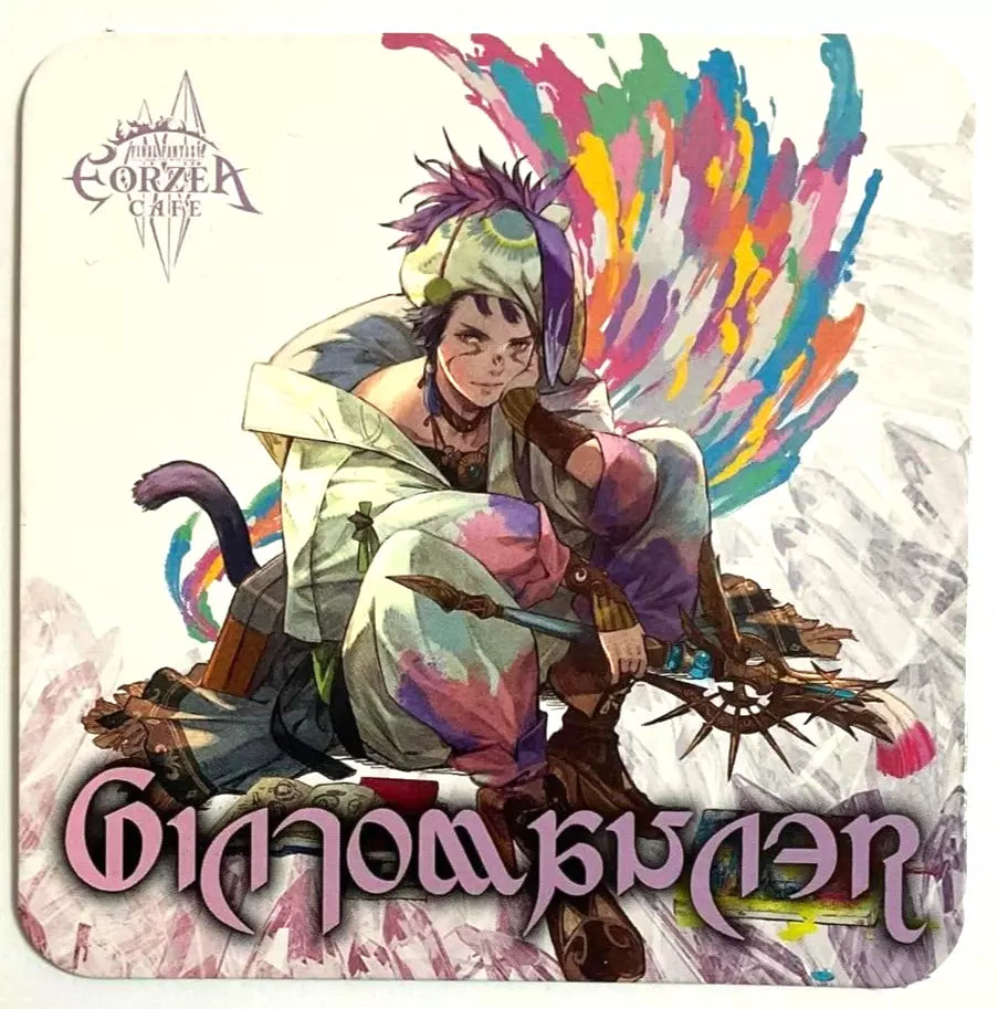 Final Fantasy XIV Job Art Coaster Pictomancer Eorzea Cafe