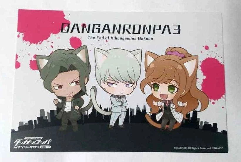 Danganronpa Postcard Munakata Sakakura Yukizome Namja Town Game Anime xde