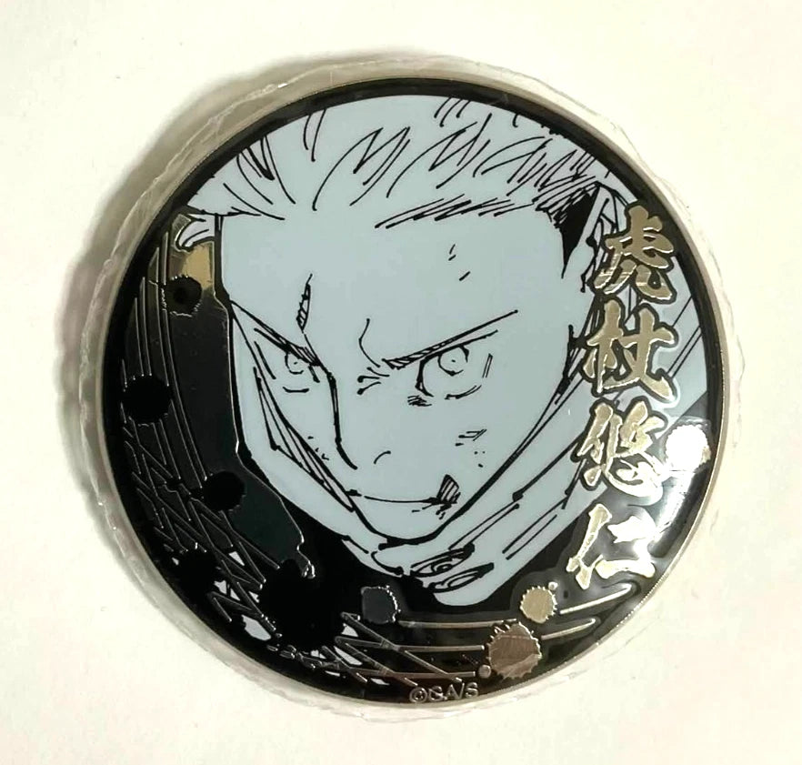 Jujutsu Kaisen Domain Expansion Fair Silver Can Badge Button Yuji Itadori