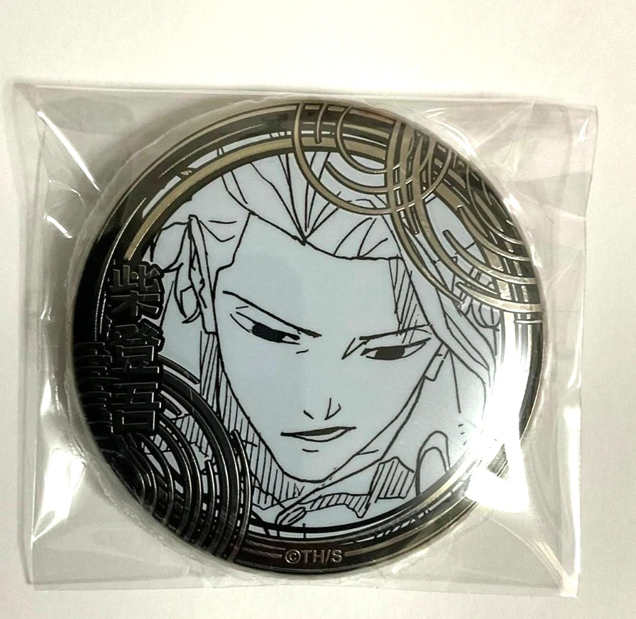 Kagurabachi Silver Can Badge Button Togo Shiba