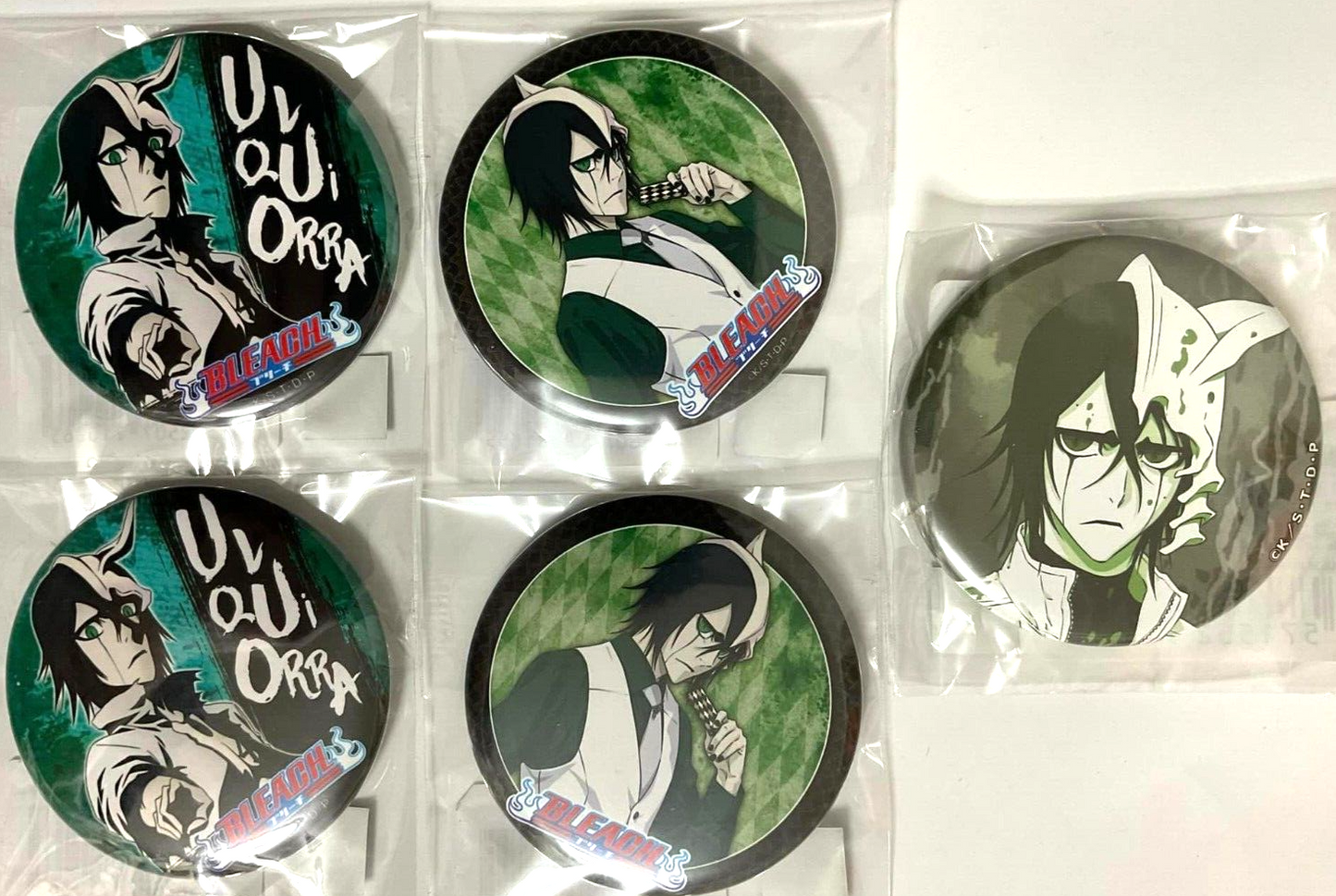 Bleach Can Badge Button Collection x5 Ulquiorra Cifer