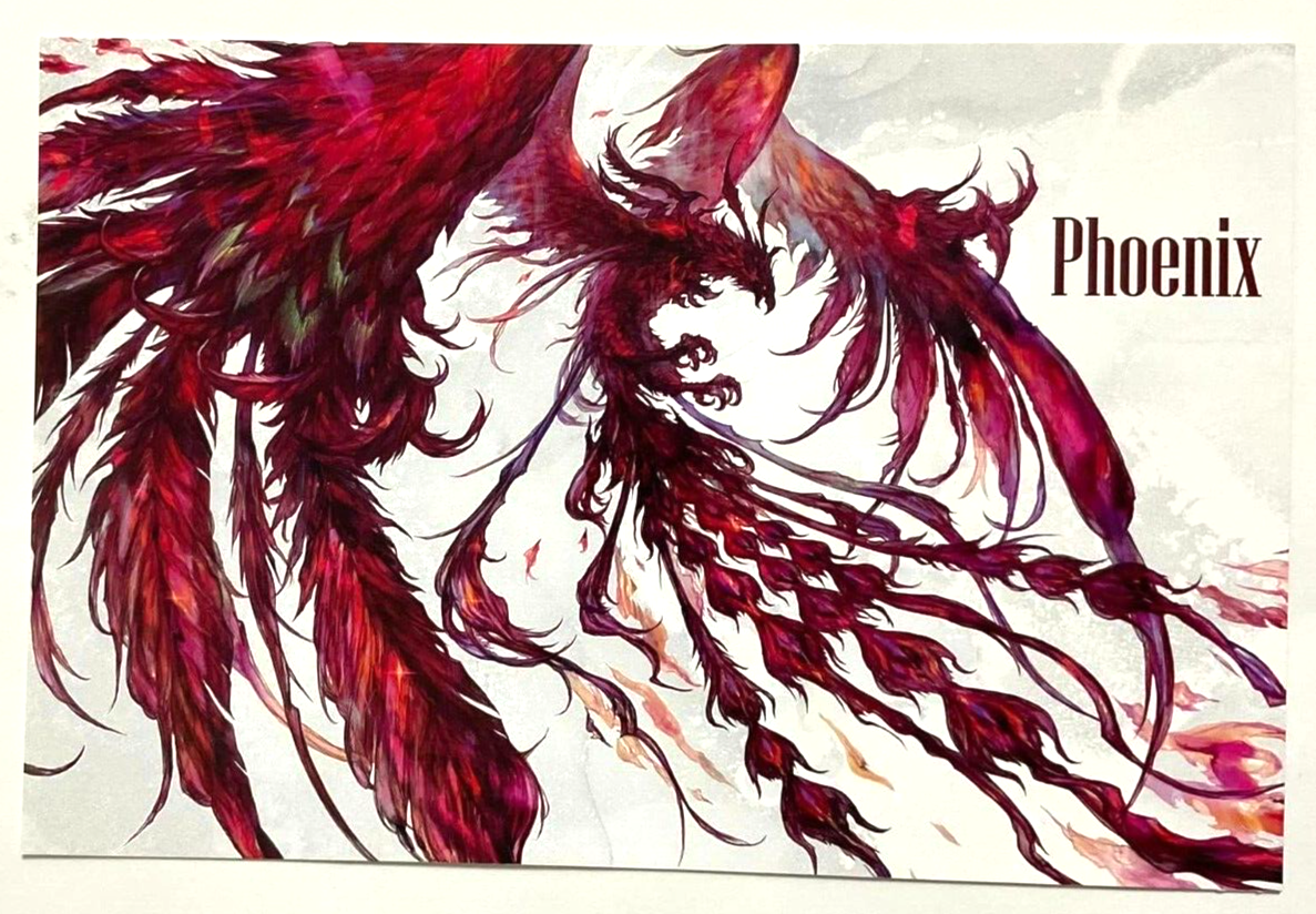 Final Fantasy XVI Square Enix Cafe Original Postcard x3 Joshua Rosfield Phoenix