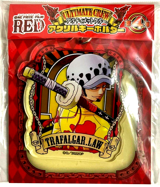 One Piece FILM RED Ultimate Crew Acrylic Keychain Strap Trafalgar Law