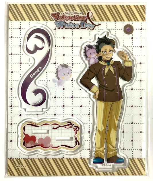 Kimetsu Yaiba Demon Slayer Valentine White Day Acrylic Stand Genya Shinazugawa