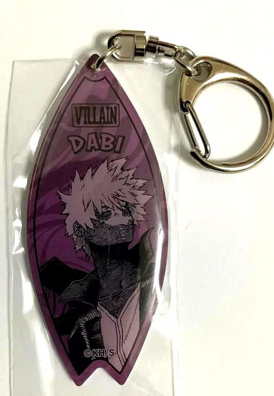 My Hero Academia Surfboard Acrylic Keychain Strap Dabi Toya Todoroki