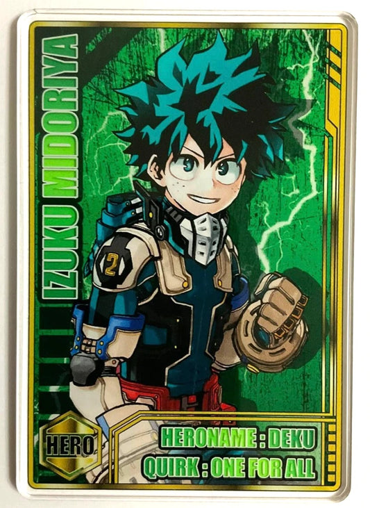 My Hero Academia Acrylic Status Card Collection Izuku Midoriya Deku