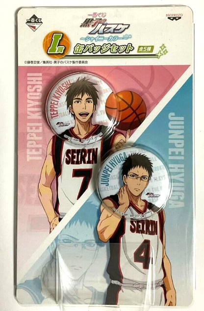 Kuroko Basketball Kuji Can Badge Button Kiyoshi Aomine Kise Hyuga Kasamatsu