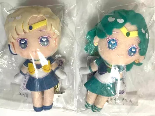 Sailor Moon Eternal Plush Doll Mascot Haruka Michiru Uranus Neptune