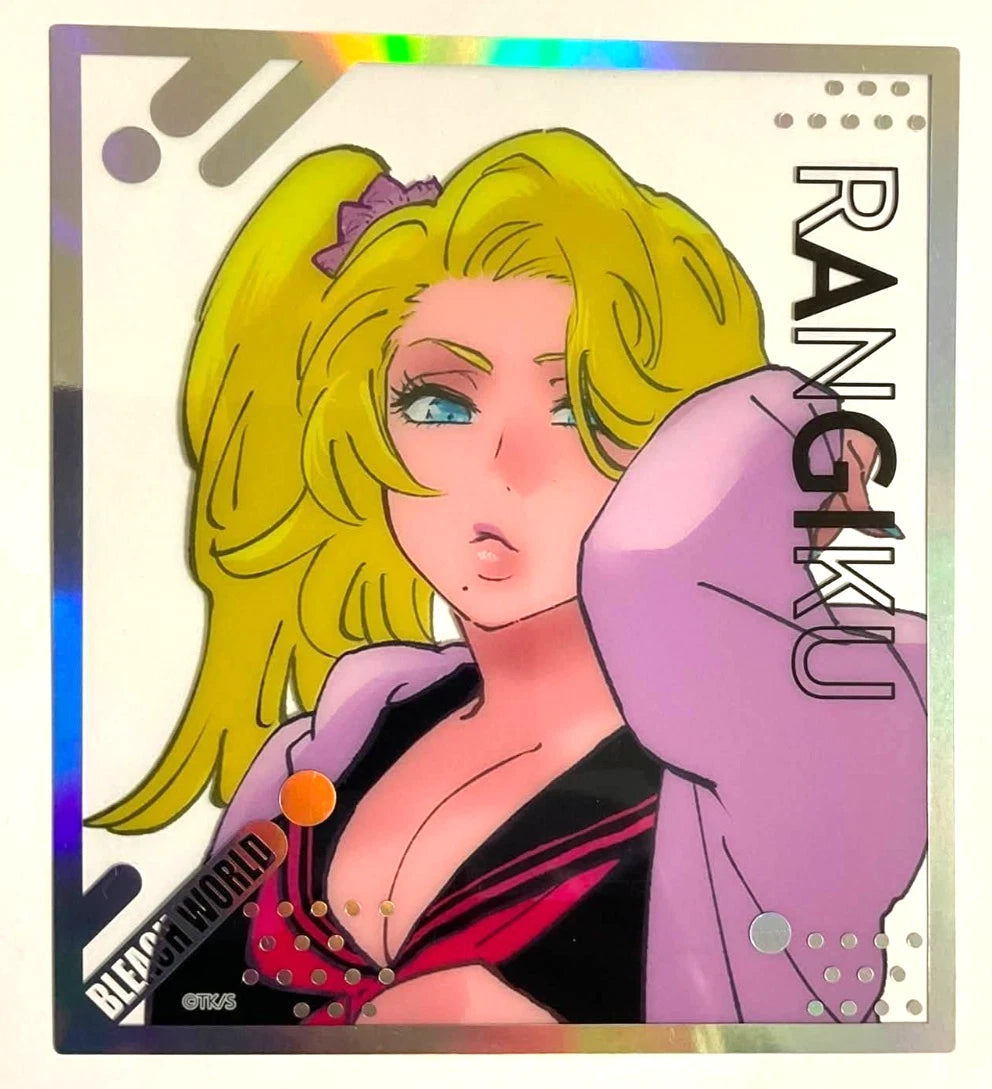 Bleach WORLD Clear Mini Card Shikishi Rangiku Matsumoto