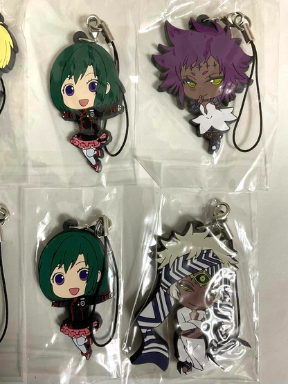 D.gray-man Hallow Rubber Strap Charm Lenalee Lee Howard Link Wisely Road Kamelot