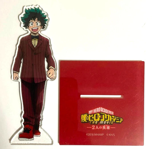 My Hero Academia The MOVIE Acrylic Stand Izuku Midoriya Anime USED