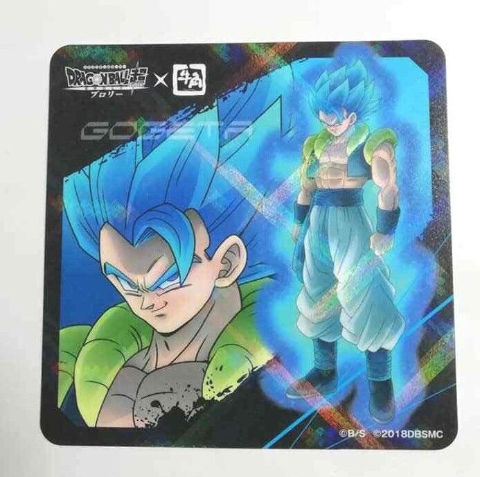 Dragon Ball Super Original Coaster x6 Son Goku Vegeta Gogeta Freeza