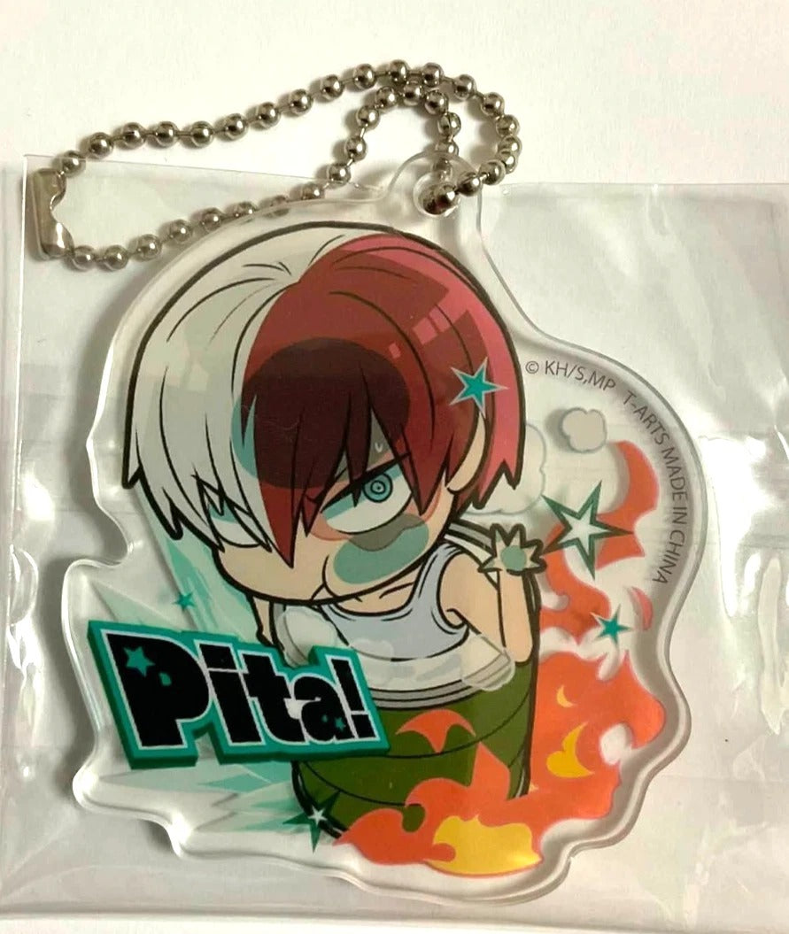 My Hero Academia Pita Training Acrylic Keychain Strap Shoto Todoroki