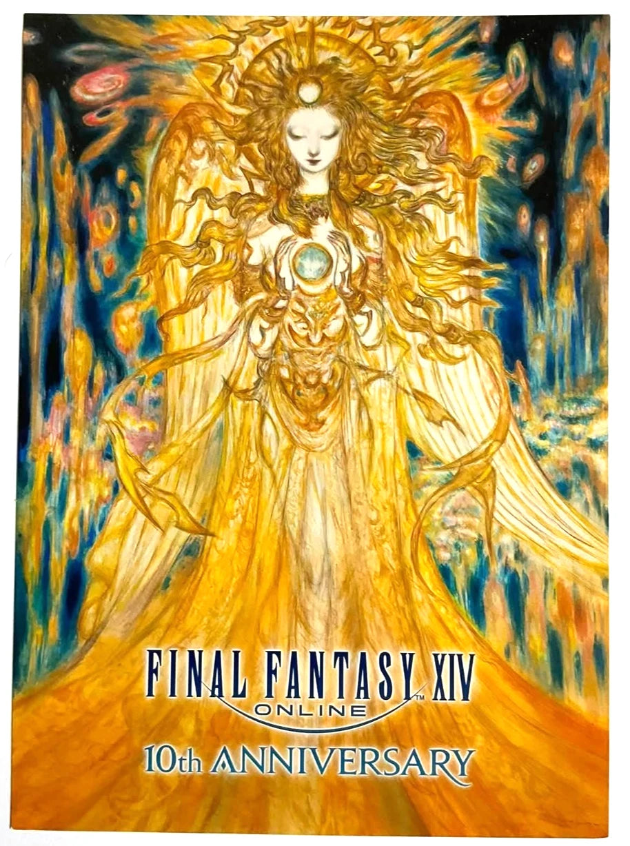 Final Fantasy XIV ONLINE 10th Anniversary Postcard Card Square Enix xde