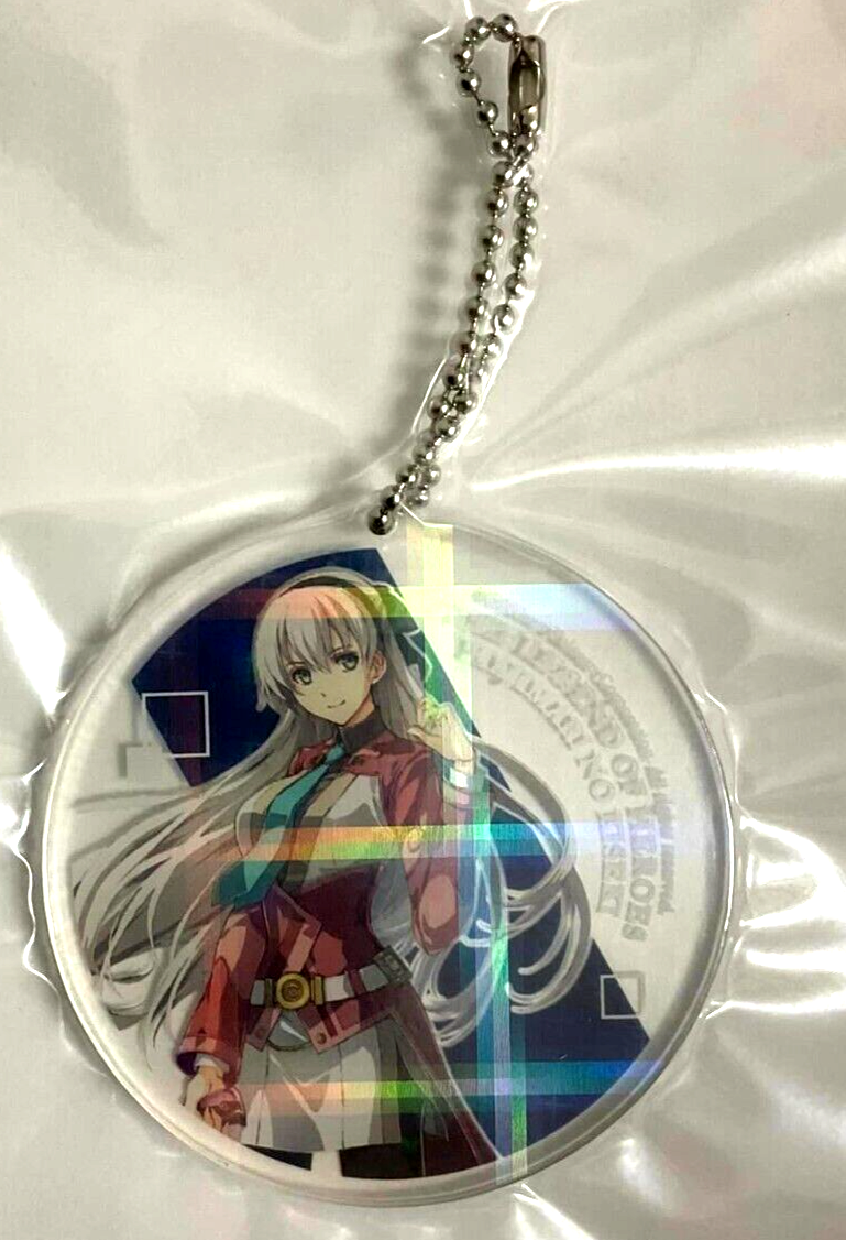 Legend Of Heroes Hajimari Kiseki Hologram Acrylic Keychain Strap Elie MacDowell