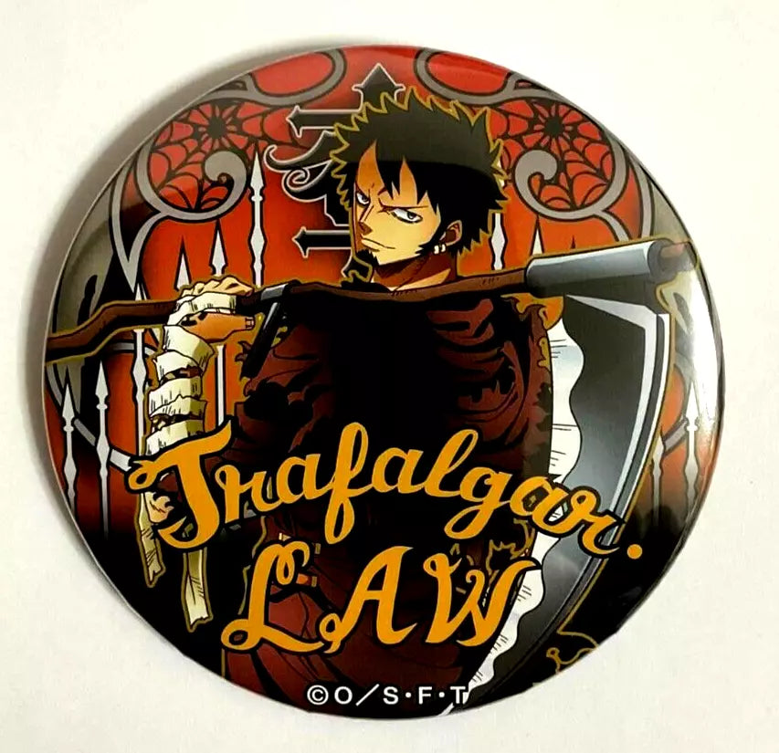 One Piece Yakara Trick or Adventure Can Badge Button Trafalgar Law