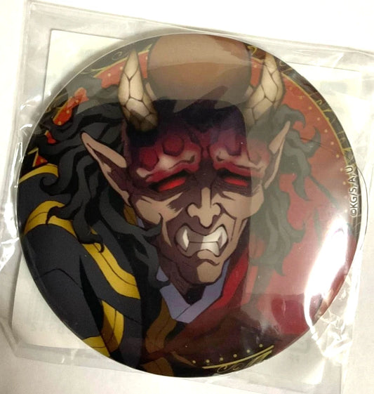 Kimetsu no Yaiba Demon Slayer ONLINE Kuji Big Can Badge Button Hantengu