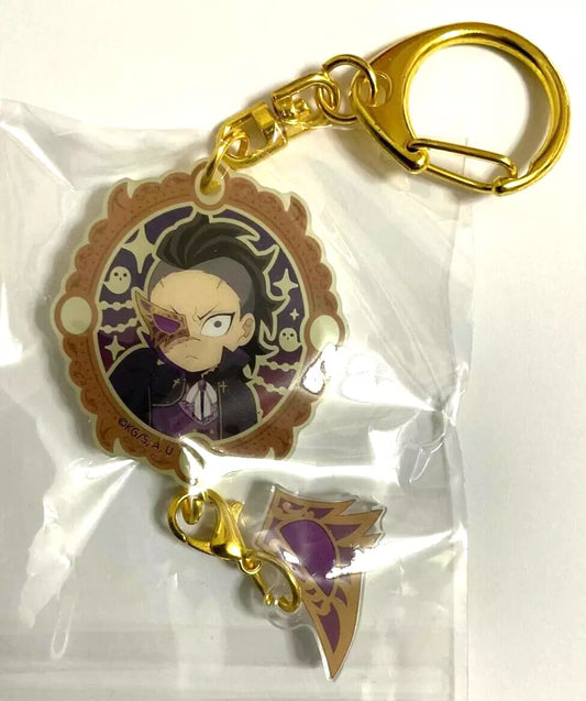 Kimetsu Yaiba Halloween Masquerade Luminous Acrylic Charm Strap Genya Shinazugawa