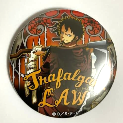 One Piece Yakara Trick or Adventure Can Badge Button Trafalgar Law