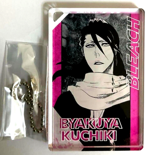 Bleach Domino Acrylic Keychain Strap Collection Byakuya Kuchiki