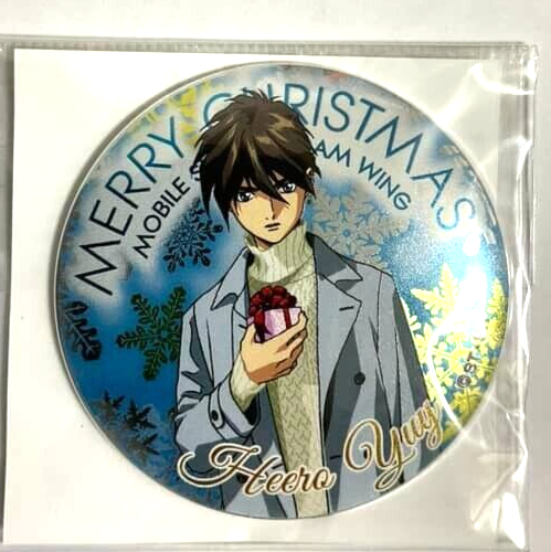 Mobile Suit Gundam W Cafe Halloween Can Badge Button Heero Yuy