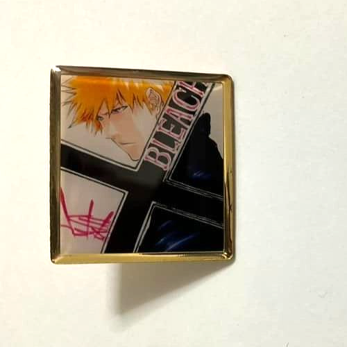 Bleach EX Genga Original Pins Badge Button Ichigo Kurosaki