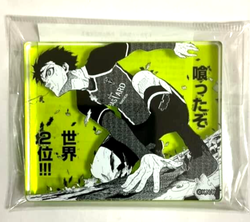 Blue Lock Exhibition Koma Scene Acrylic Plate Stand Yoichi Isagi 8cm