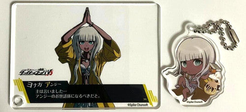 Danganronpa V3 Bakudan Acrylic Plate Keychain Strap x2 Anjie Yonaga xde