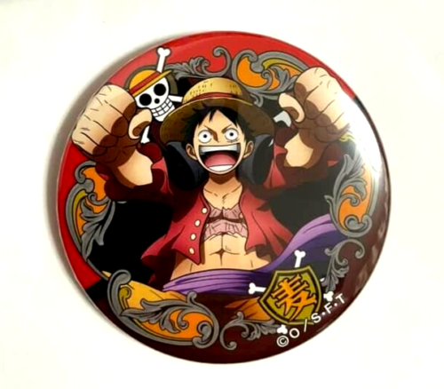 One Piece Yakara WORLD Can Badge Button Monkey D Luffy