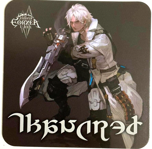 Final Fantasy XIV Art Coaster Thancred Waters Eorzea Cafe