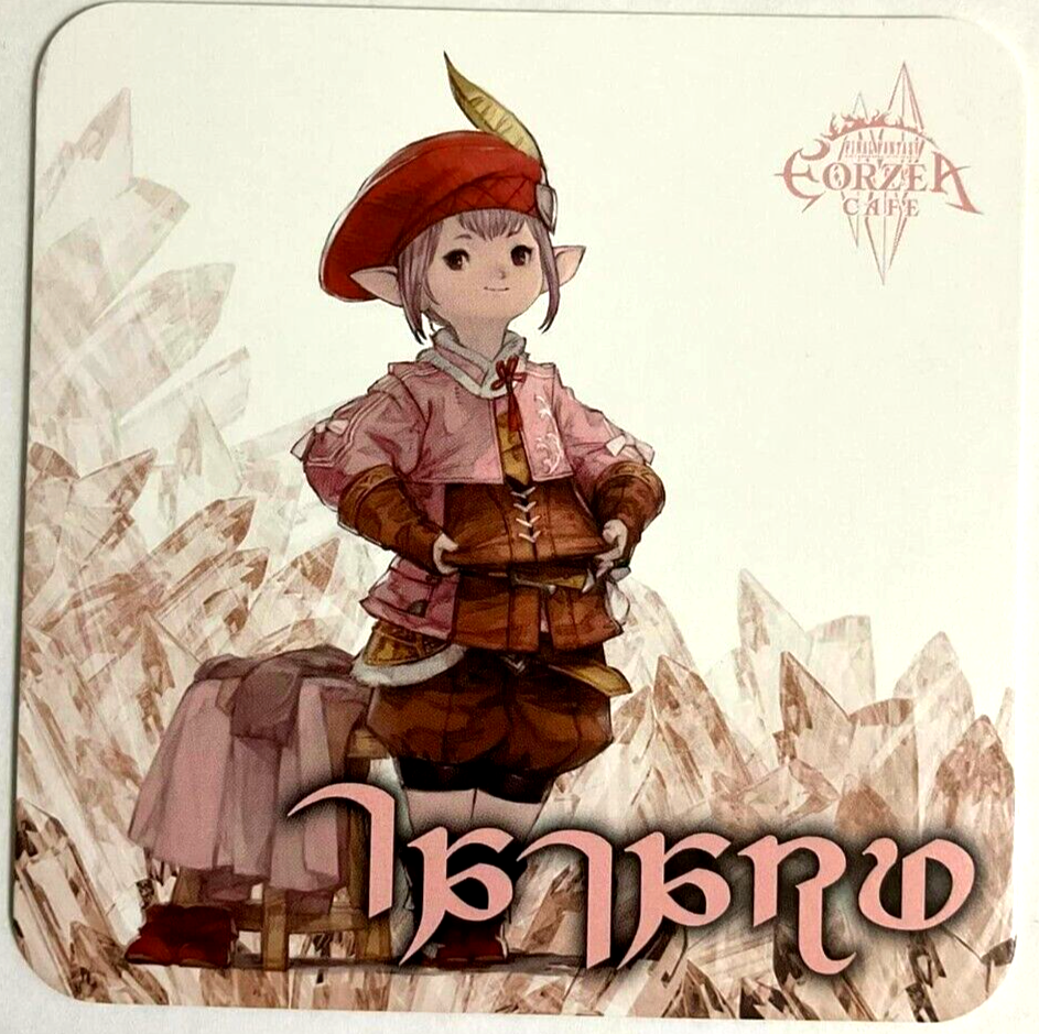 Final Fantasy XIV Art Coaster Tataru Taru Eorzea Cafe