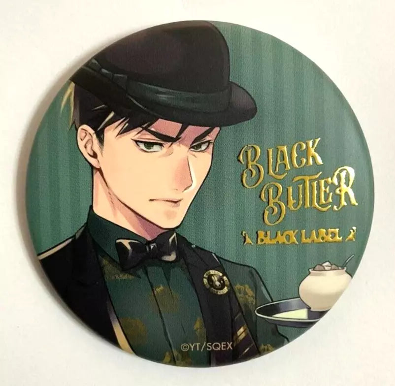 Black Butler Bitter Rabbit Cafe Black Label Can Badge Button Diedrich