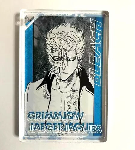 Bleach Domino Acrylic Keychain Strap Collection Grimmjow Jaegerjaques