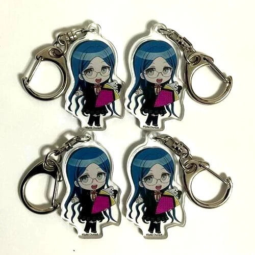 Danganronpa Charakure Mini Acrylic Charm Keychain x4 Tsumugi Shirogane Game xde