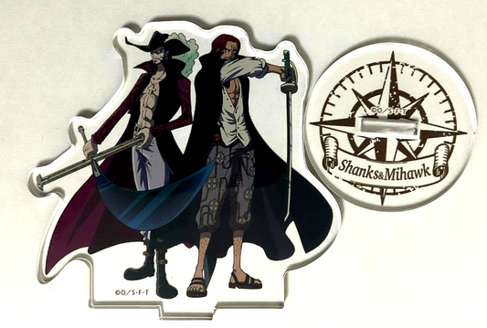 One Piece Village Store Acrylic Stand Shanks Dracule Mihawk