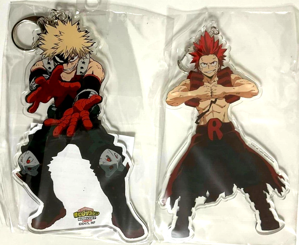 My Hero Academia BATTLE Big Acrylic Keychain Katsuki Bakugo Eijiro Kirishima