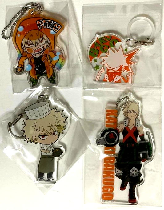 My Hero Academia Pita Animate Umbrella Acrylic Keychain Strap Katsuki Bakugo