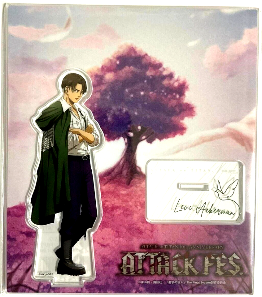 Attack On Titan ATTACK FES 10th Acrylic Stand Levi Ackerman