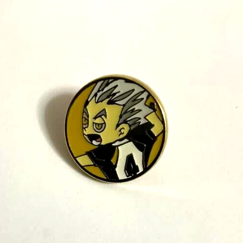 Haikyuu Exhibi SD Pins Mini Badge Kotaro Bokuto Fukurodani