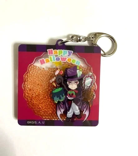 Kimetsu no Yaiba Halloween Acrylic Charm Strap Muzan Kibutsuji xde