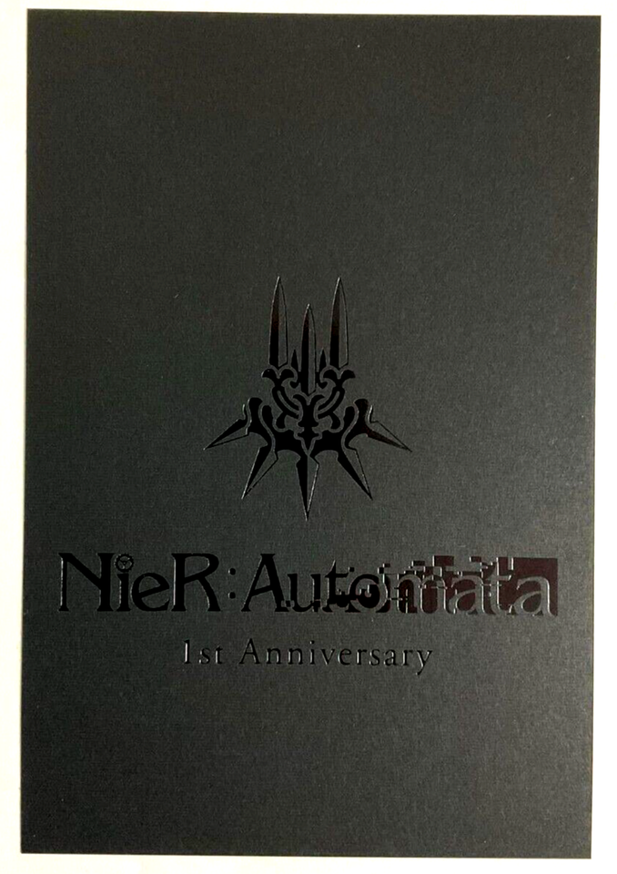 NieR Automata Replicant / Gestalt Postcard x3 1st Anniversary Square Enix Cafe