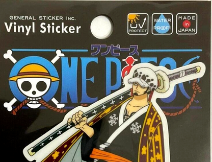 One Piece Wano Vinyl Sticker Water Proof Trafalgar Law